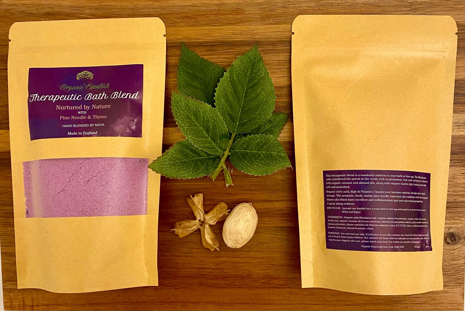 Eight 100g Luxury Natural Bath Blends in Eco-Pouch-4