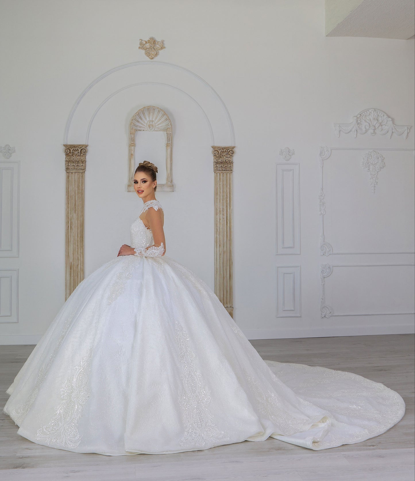 Oden ballgown wedding dress-4