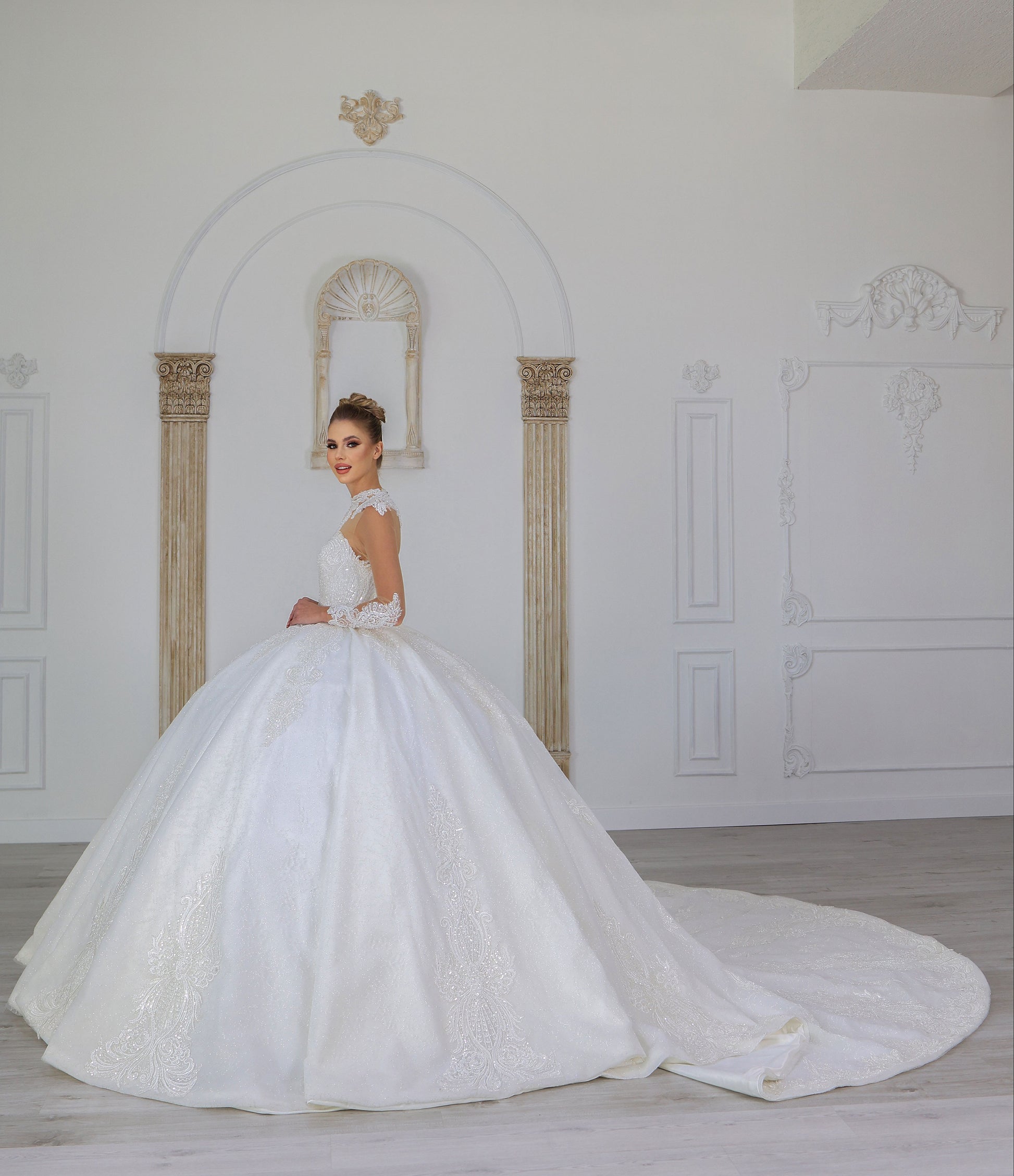 Oden ballgown wedding dress-4