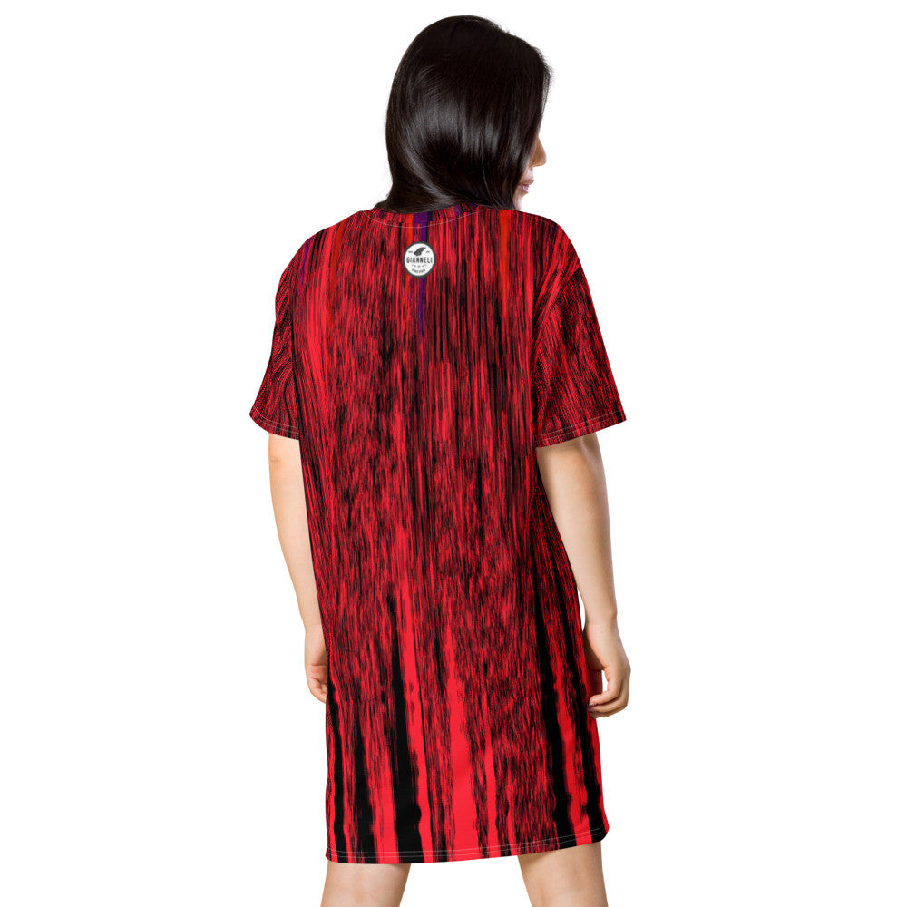ON FIRE T-shirt Dress by Gianneli-3