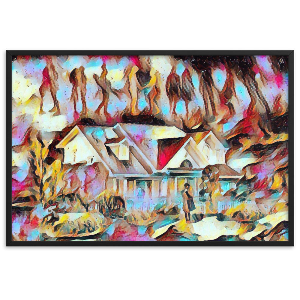 I WAS WAITING FOR YOU IN THE DREAM YOU HAD SEEN Special Edition Framed Poster-0
