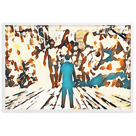 I SAW MY ENTIRE LIFE PASS THROUGH YOUR EYES Superior Framed Poster-0