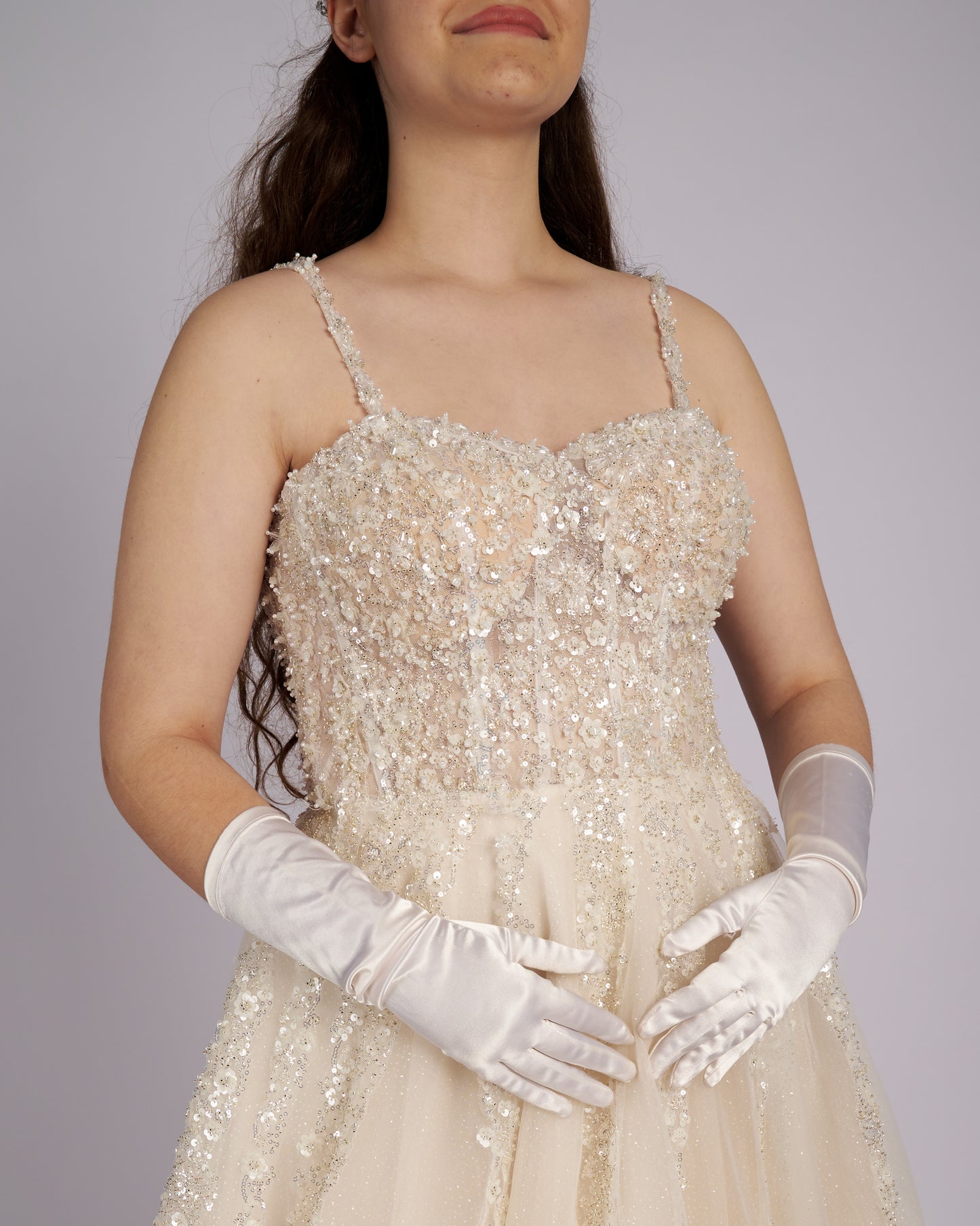 Elisana Nude Princess Wedding dress-3