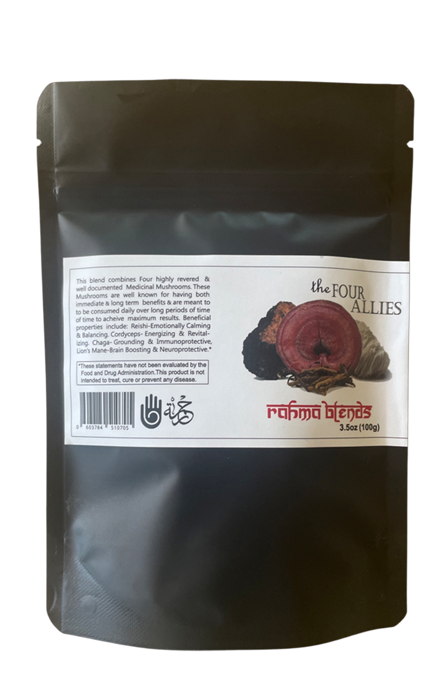 The Four Allies: Reishi, Chaga, Lion's Mane & Cordyceps-0