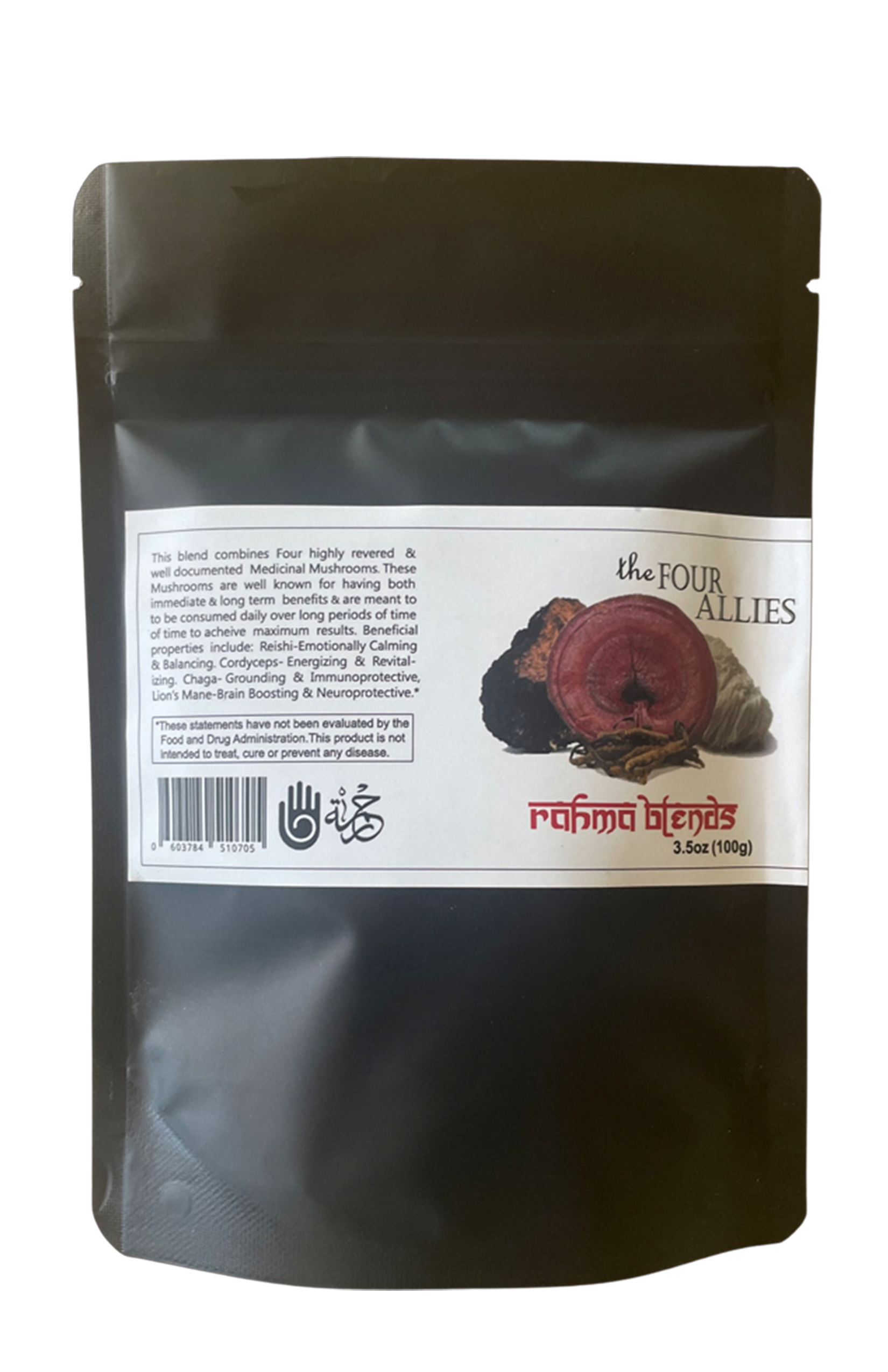 The Four Allies: Reishi, Chaga, Lion's Mane & Cordyceps-0