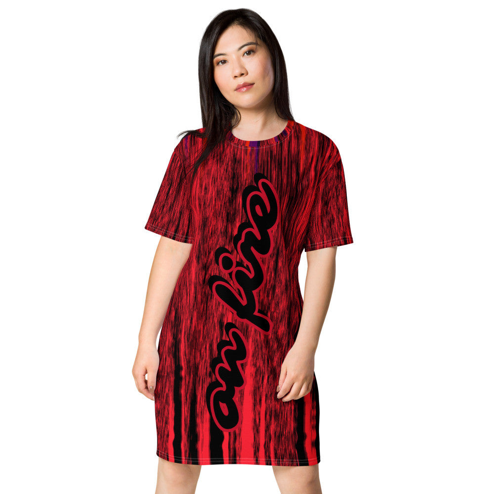ON FIRE T-shirt Dress by Gianneli-2
