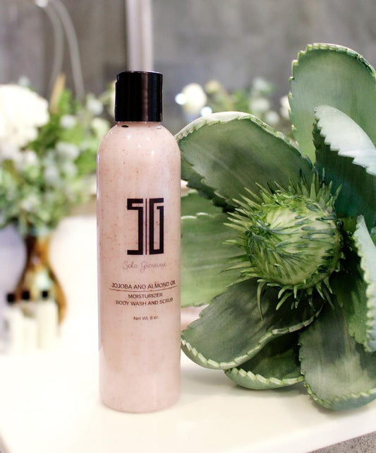 Jojoba and Almond Oil Moisturizer Body Wash and Scrub-0
