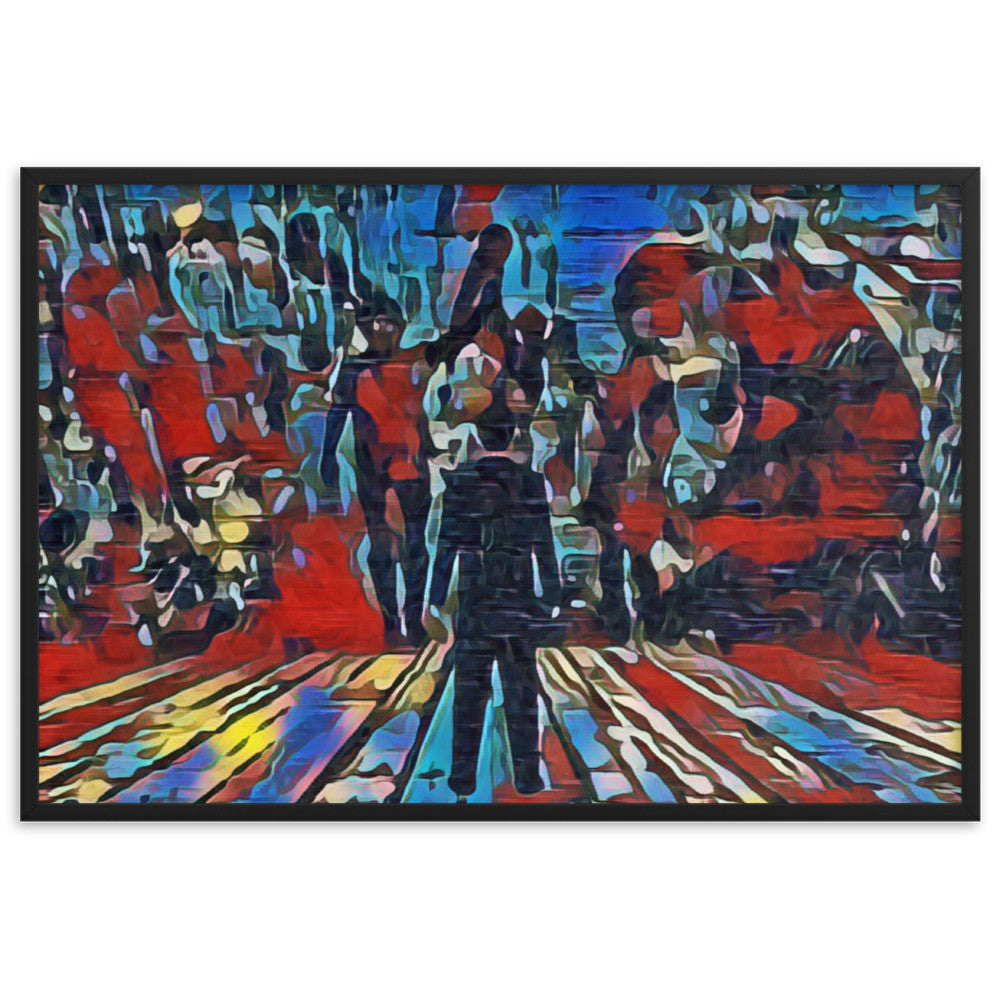 I SAW MY ENTIRE LIFE PASS THROUGH YOUR EYES Special Edition Framed Poster-0