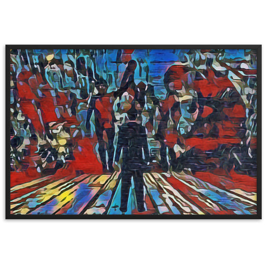 I SAW MY ENTIRE LIFE PASS THROUGH YOUR EYES Special Edition Framed Poster-0