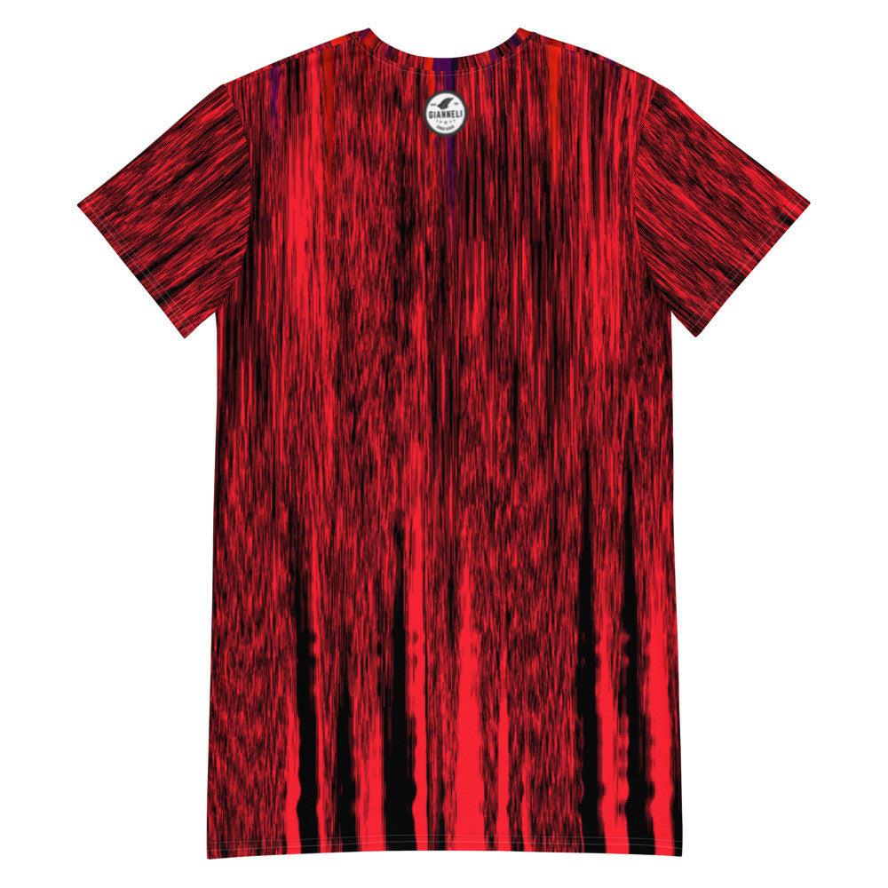 ON FIRE T-shirt Dress by Gianneli-1