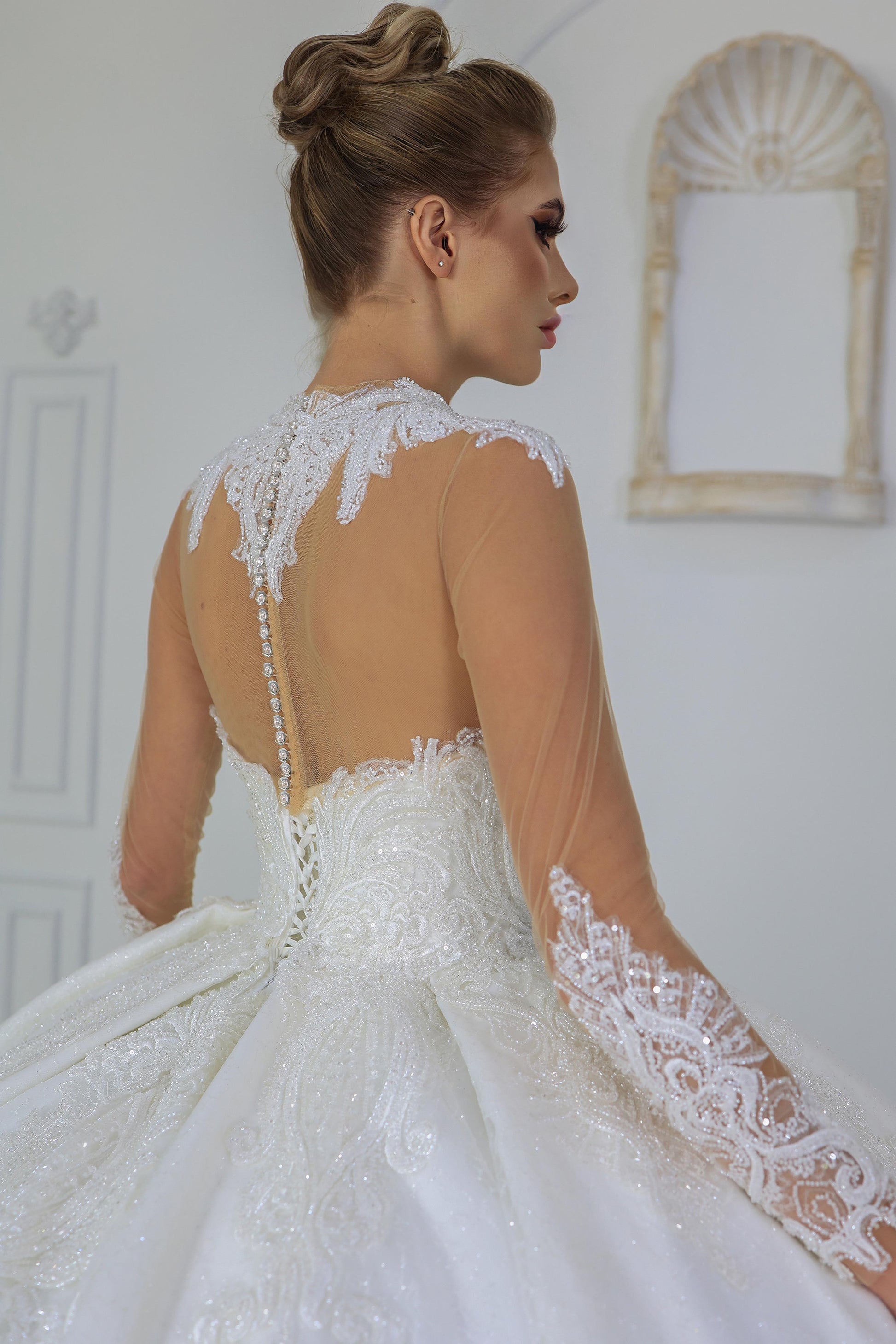 Oden ballgown wedding dress-5