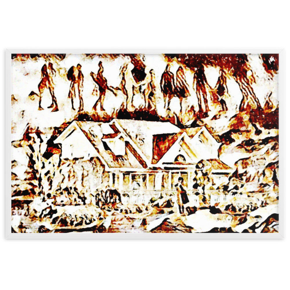 I WAS WAITING FOR YOU IN THE DREAM YOU HAD SEEN Special Edition Framed Poster-1