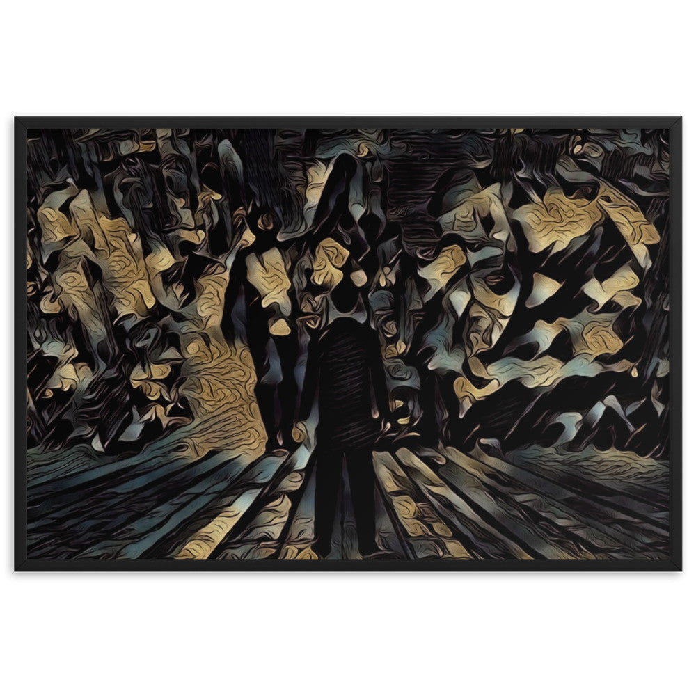 I SAW MY ENTIRE LIFE PASS THROUGH YOUR EYES TALE Framed Poster-0