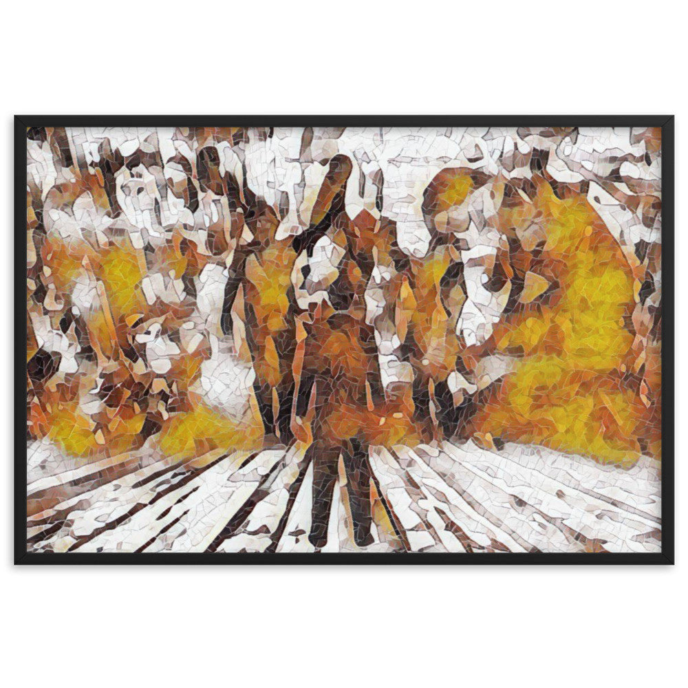 I SAW MY ENTIRE LIFE PASS THROUGH YOUR EYES Special Edition Framed Poster-0