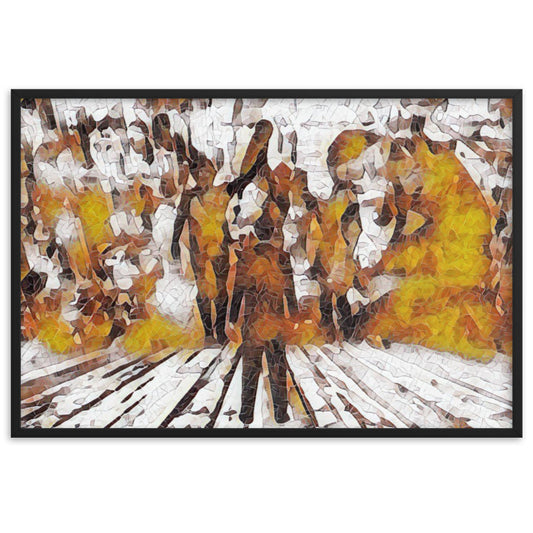 I SAW MY ENTIRE LIFE PASS THROUGH YOUR EYES Special Edition Framed Poster-0