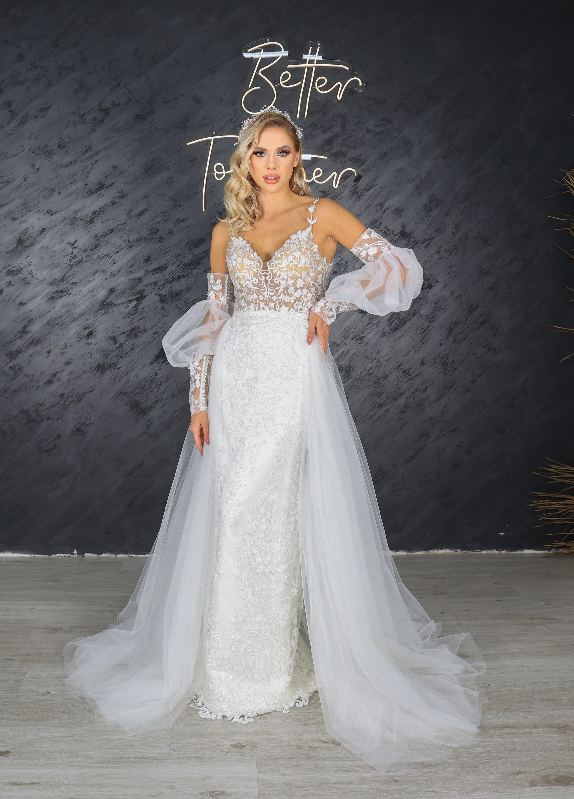 Mila column wedding dress-1