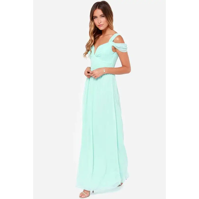 Floor Length Elegant Greek Style Maxi Dress
