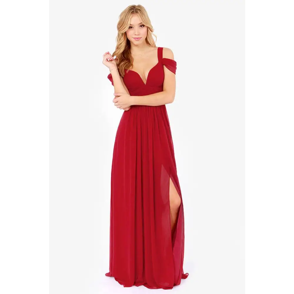 Floor Length Elegant Greek Style Maxi Dress