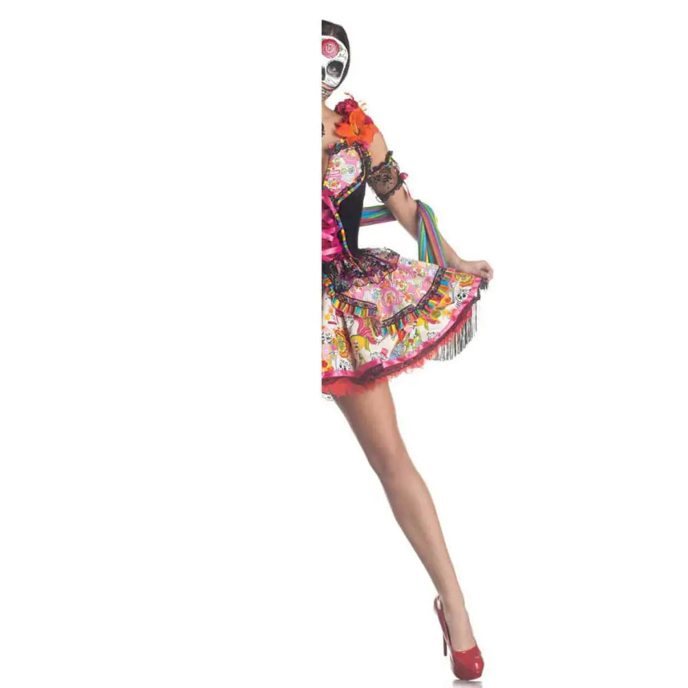 Floral Day of the Dead Spiritual Love Costume