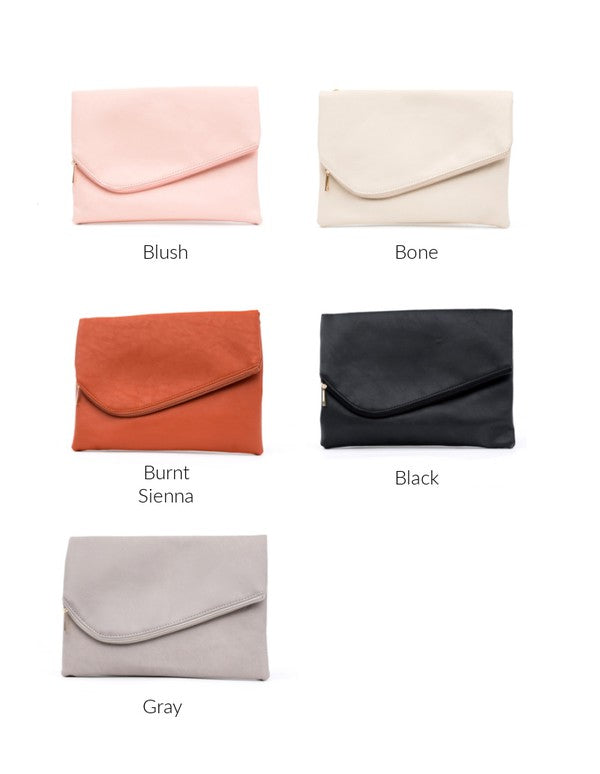 foldover clutch bag Simple, sleek, and ready for whatever comes next. This oversized foldovers