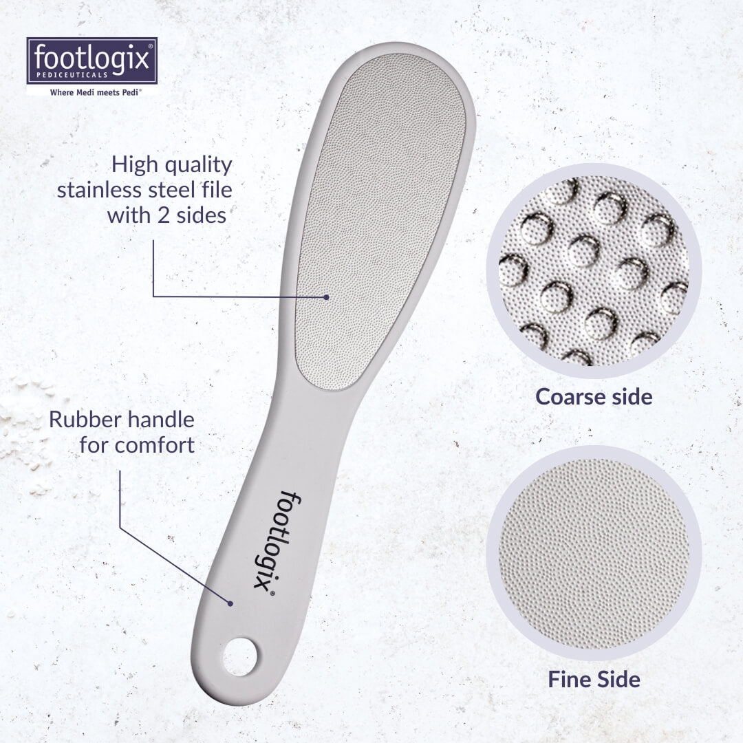 Footlogix - Double-Sided Rubberized Handle - Coarse/Fine-1