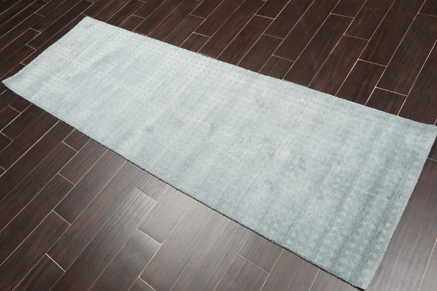 Multi Size Light Blue Hand Tufted Handmade 100% Wool Modern & Contemporary Oriental Area Rug-4
