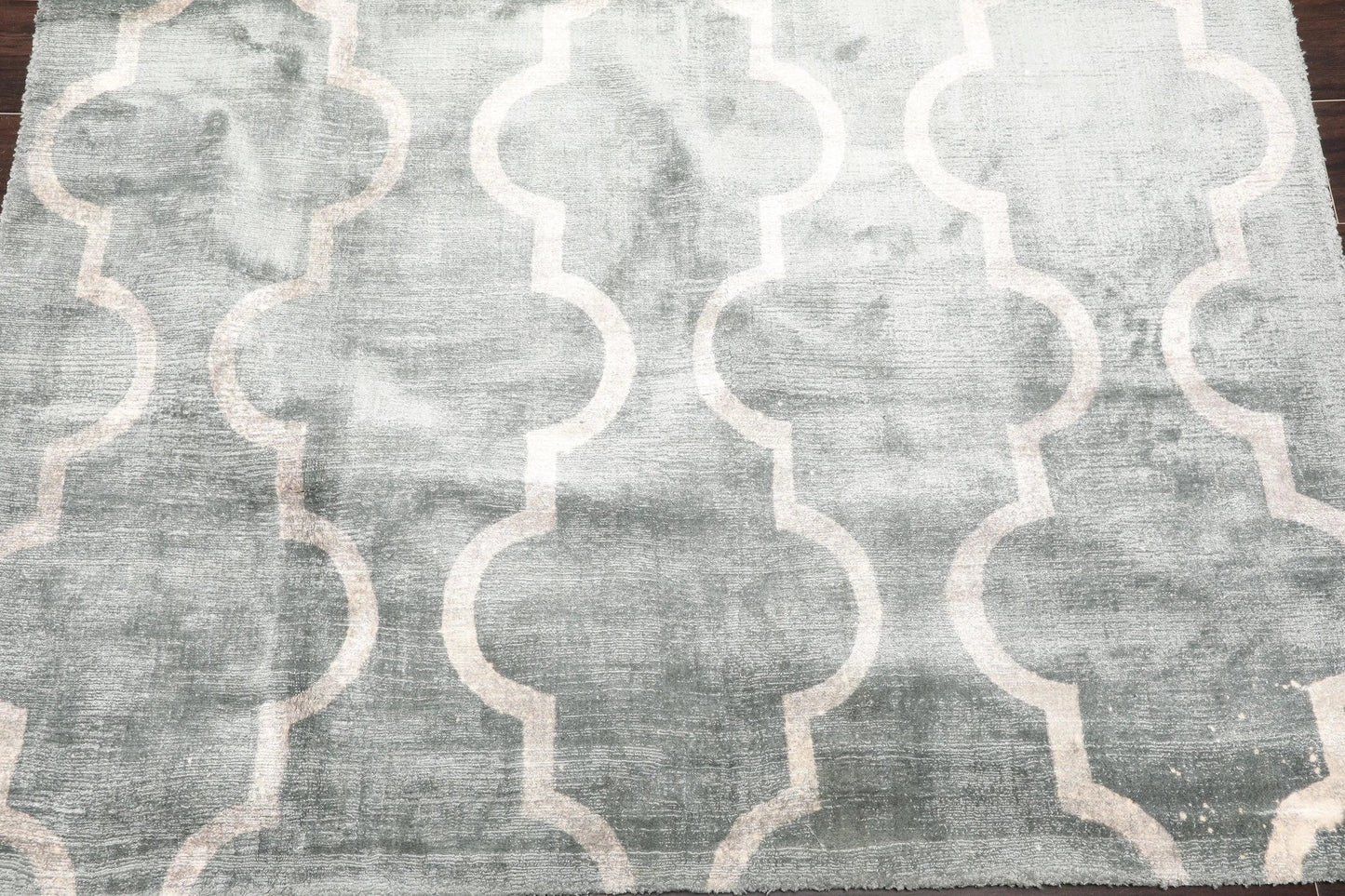 4' 6''x6' 6'' Oriental Area Rug Hand Tufted Viscose 100% Contemporary-3