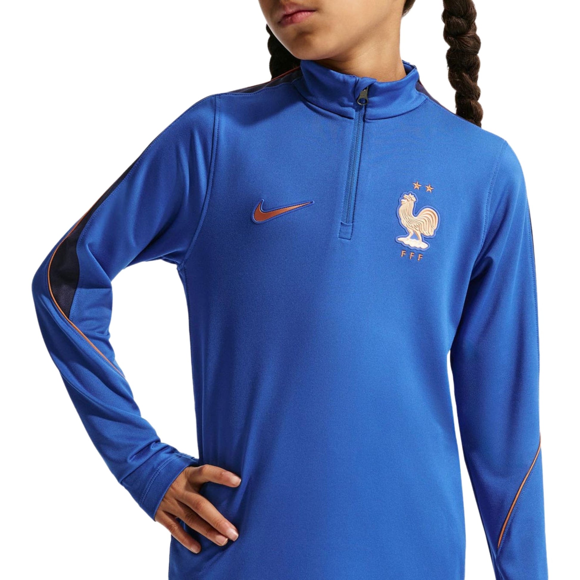 Kids - France Training Technical Soccer Tracksuit 2026/27 - Nike-1