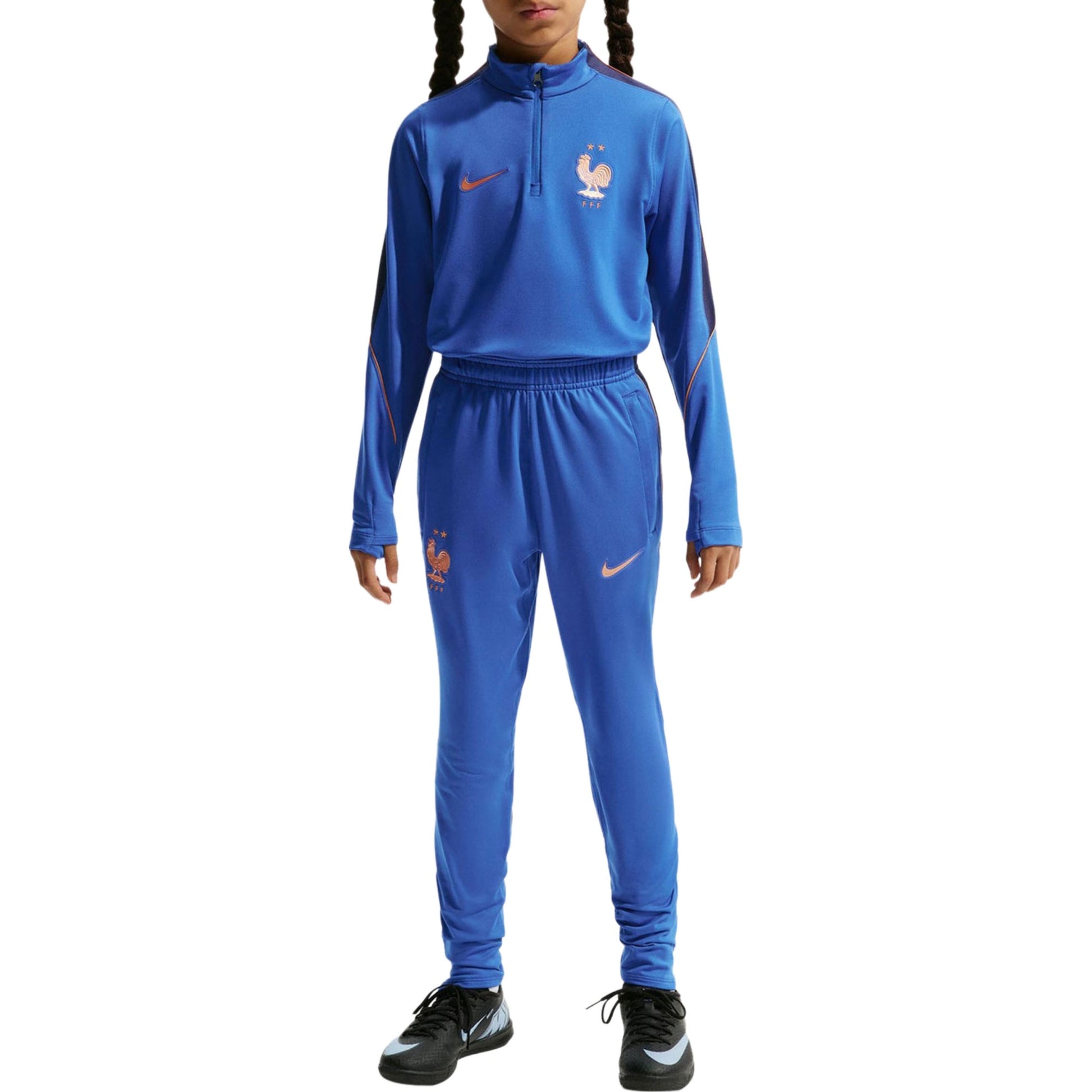 Kids - France Training Technical Soccer Tracksuit 2026/27 - Nike-3