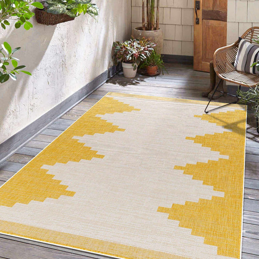 Djugun Yellow Outdoor Rug-0