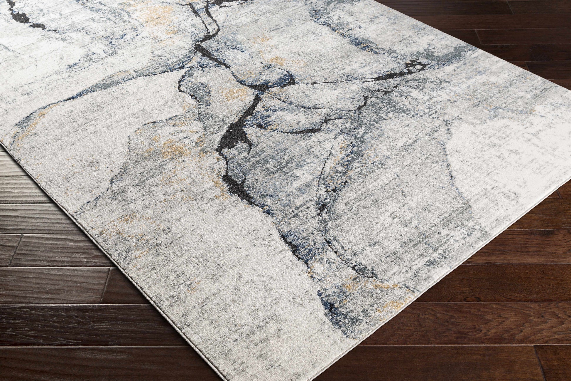 Fremantle Gray Marble Rug-1