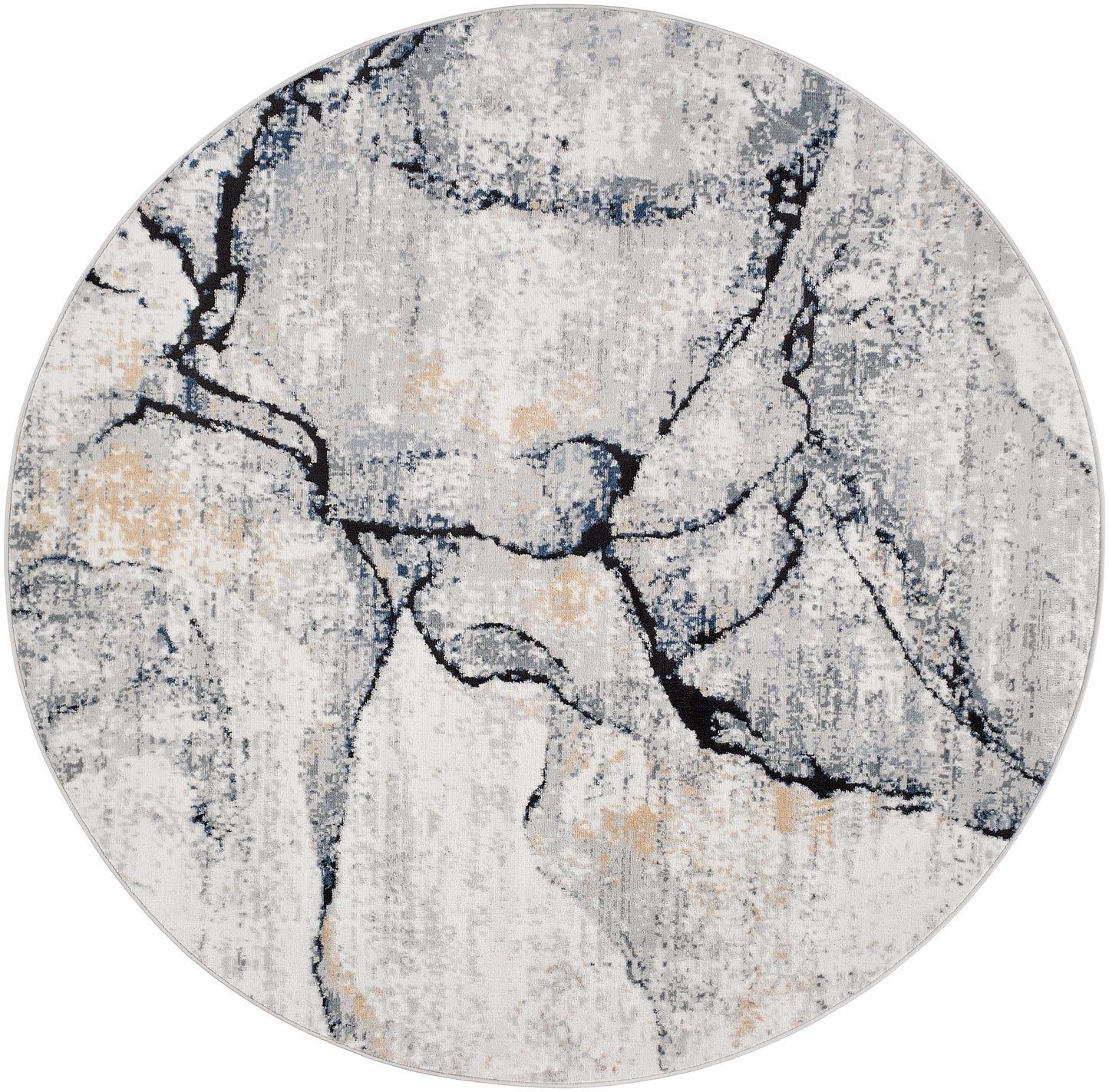 Fremantle Gray Marble Rug-6