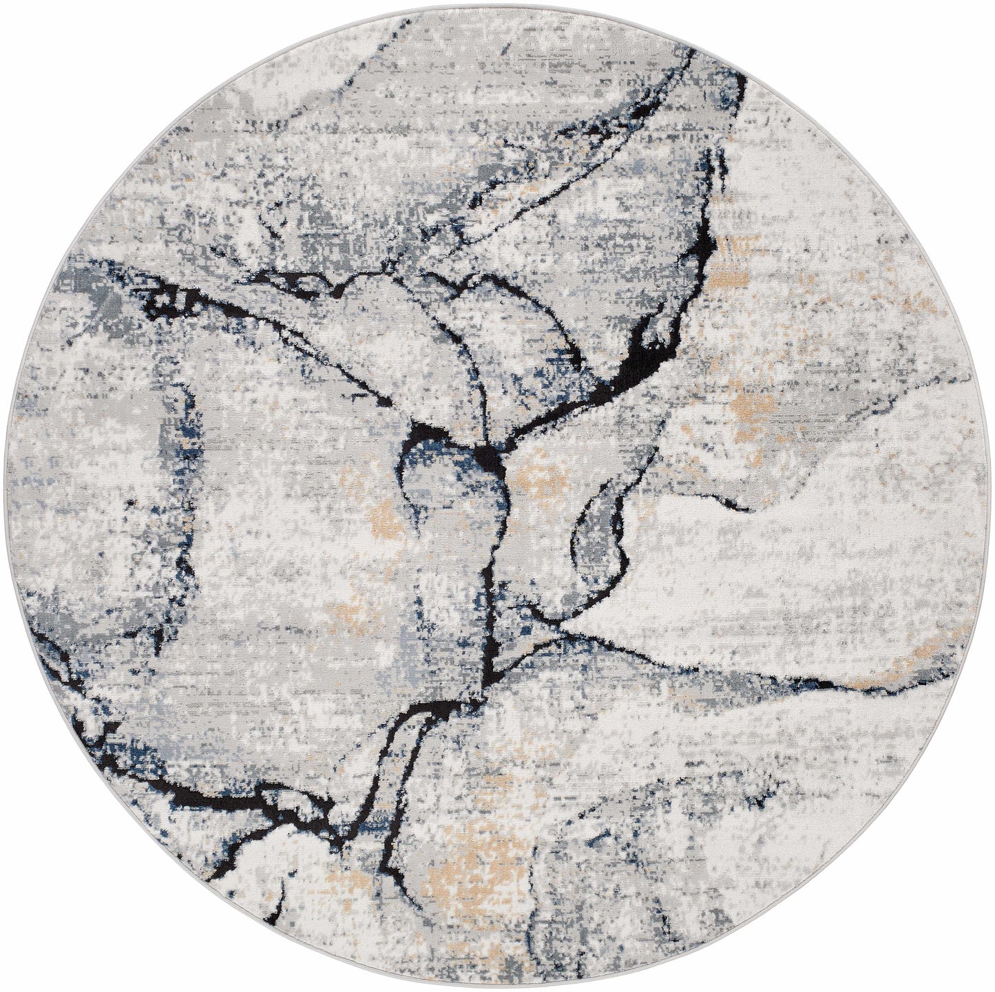 Fremantle Gray Marble Rug-7
