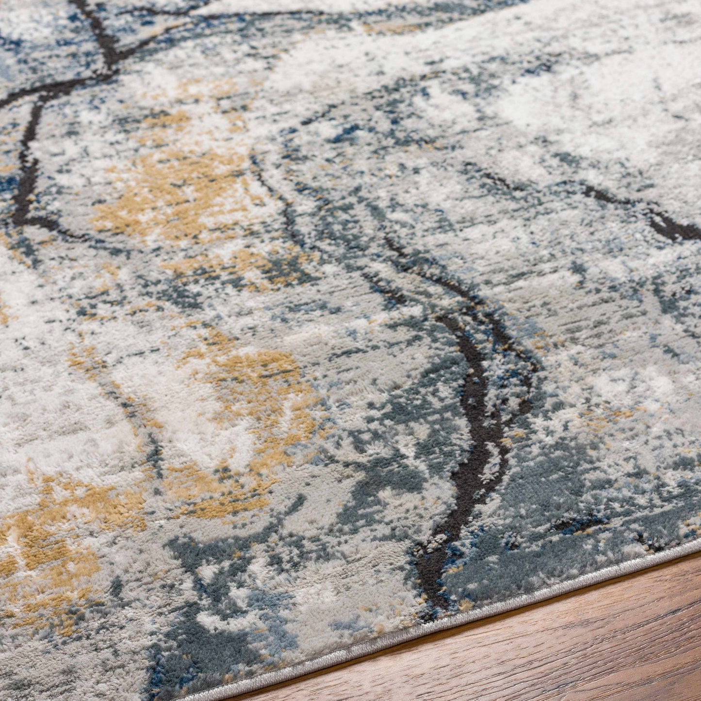 Fremantle Gray Marble Rug-5