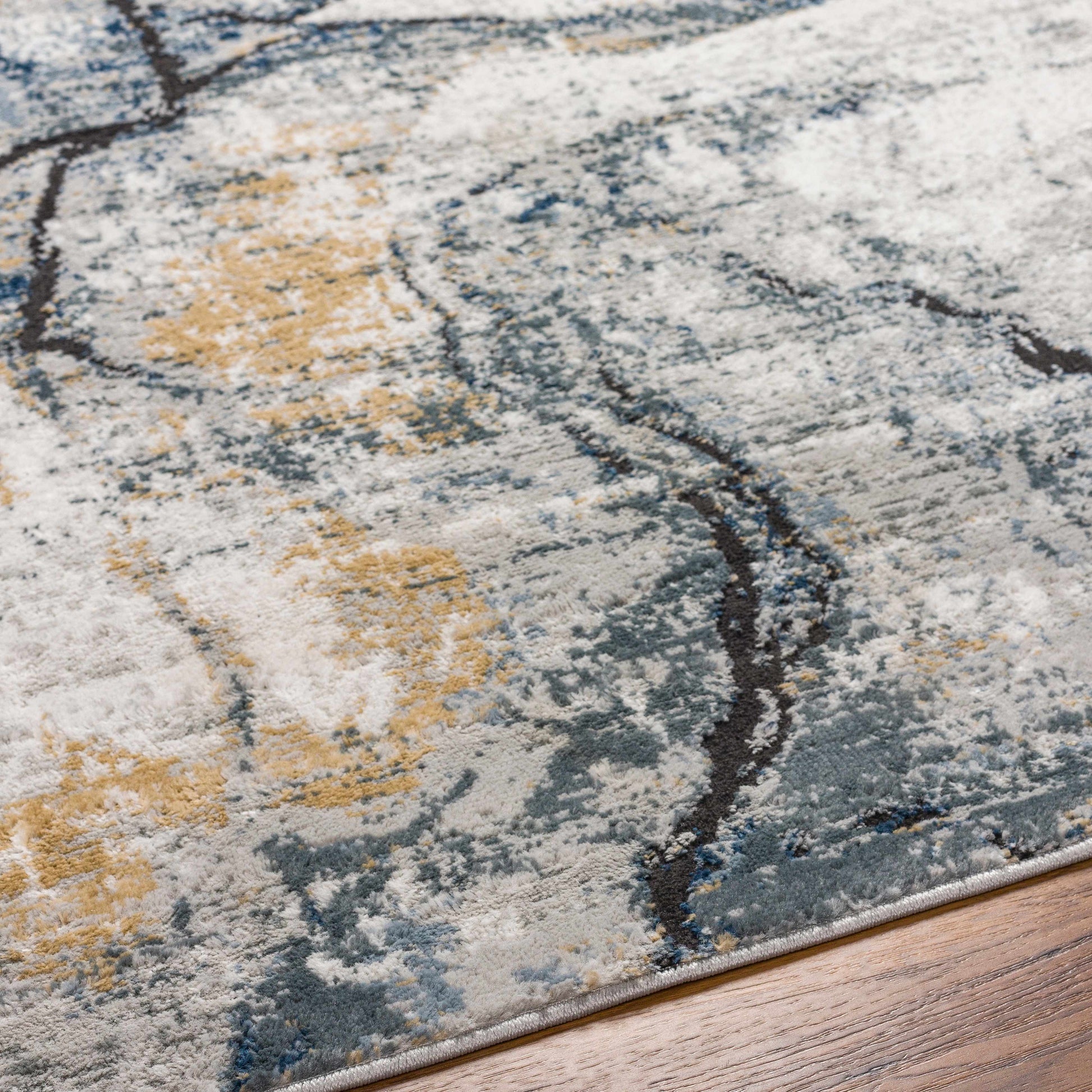 Fremantle Gray Marble Rug-5