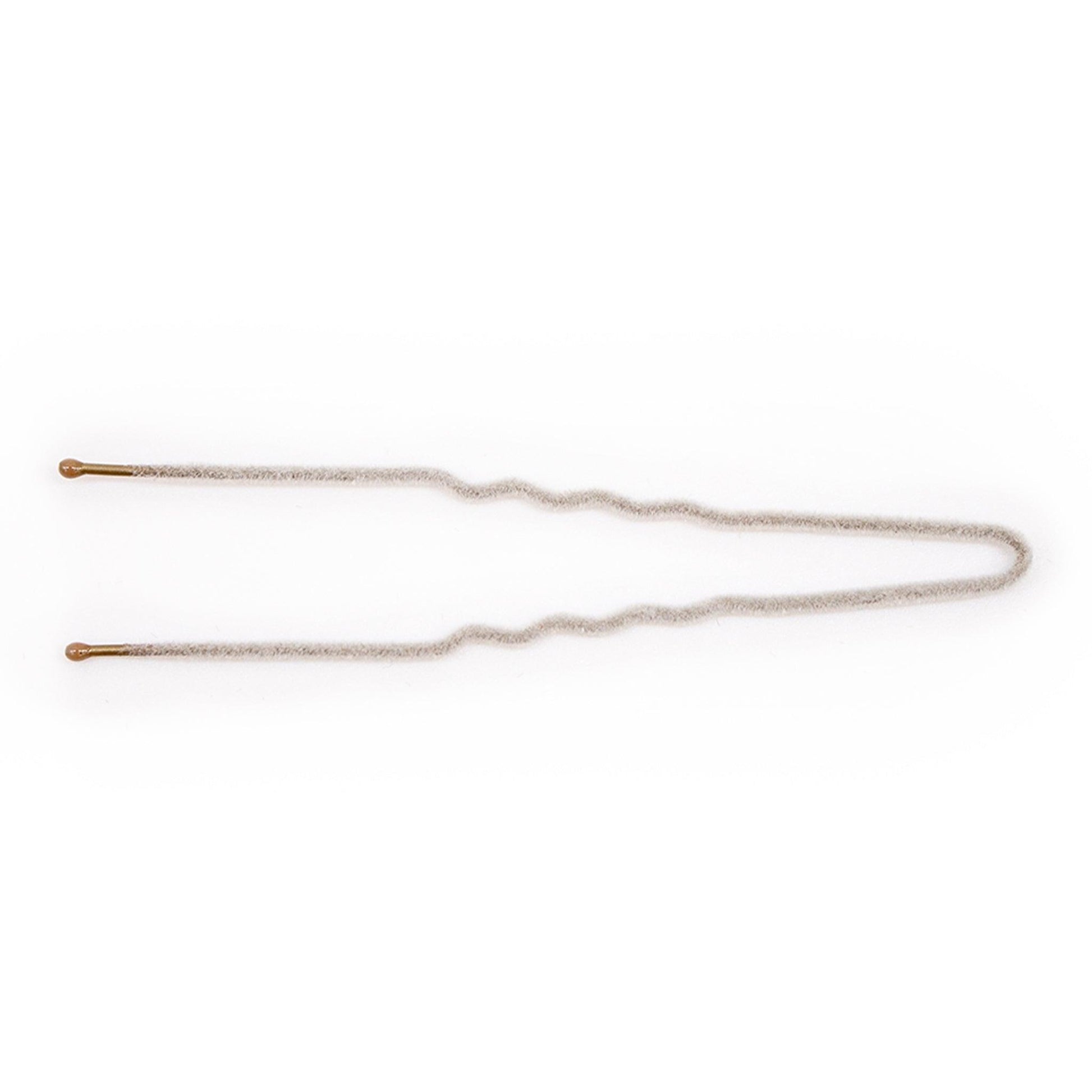 Frenchies Grey Velvet Hairpins-4