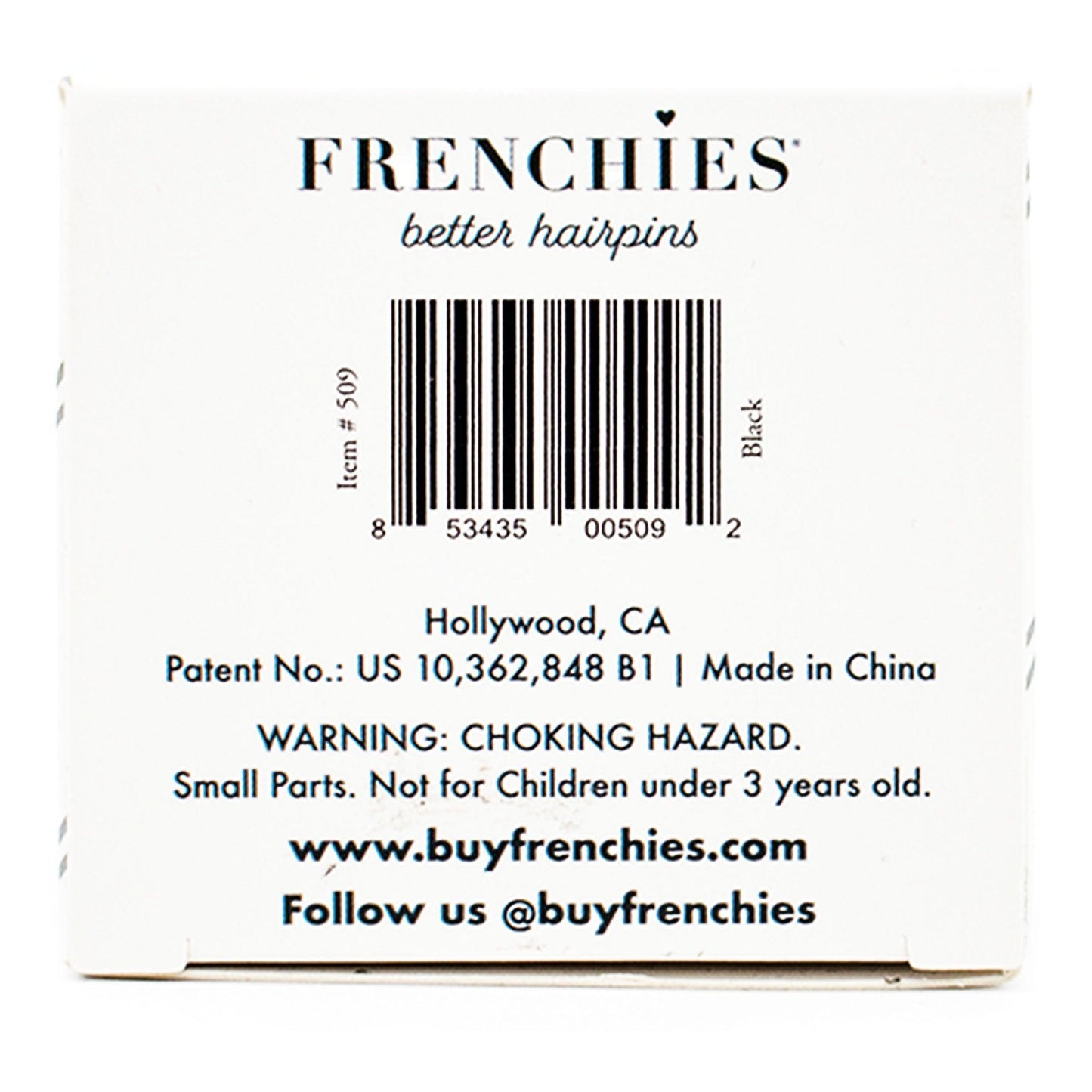 Frenchies Propack Black Small 2" 100pcs-2