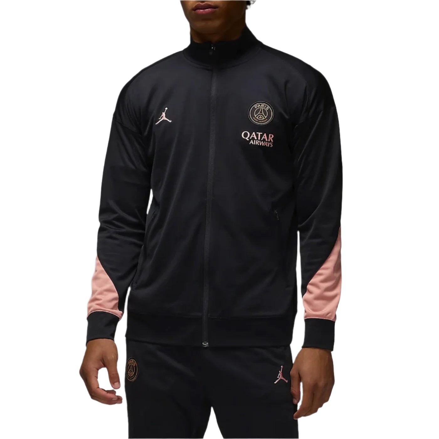Jordan x PSG black UCL training presentation tracksuit 2024/25 - Nike-0