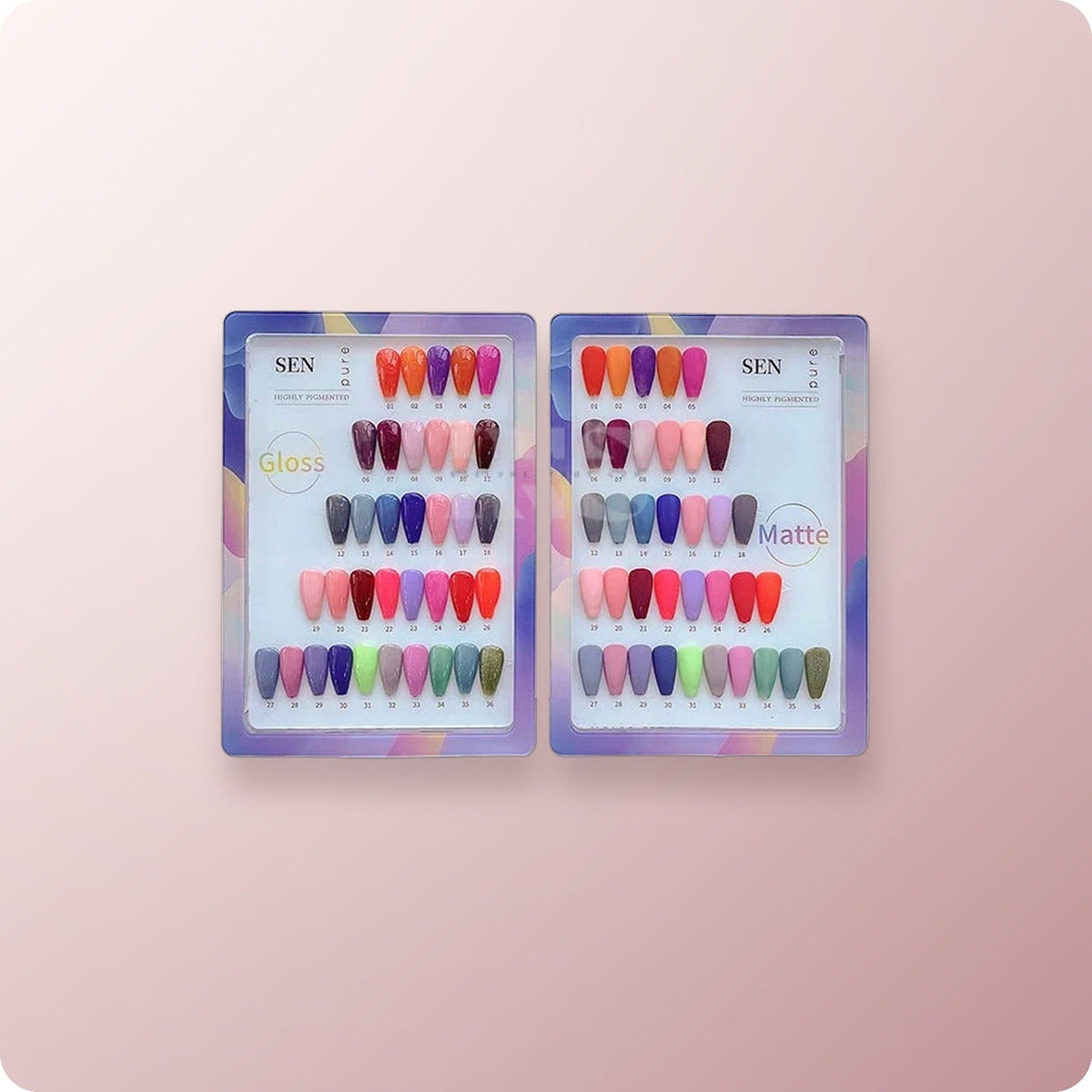 SEN PURE Mood 36 Gel Collection (Free Top-Base-Matte)