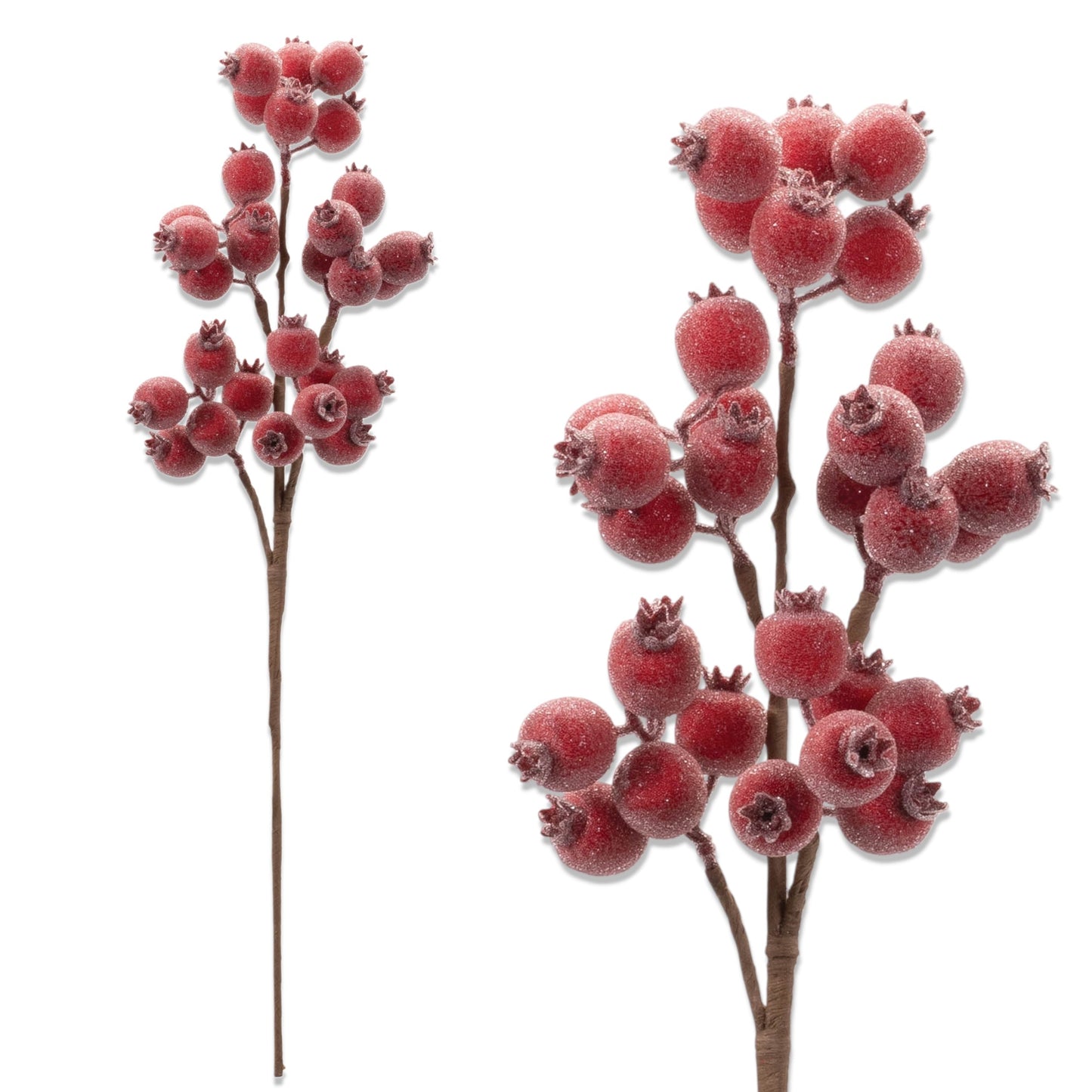 Frosted Red Berry Spray