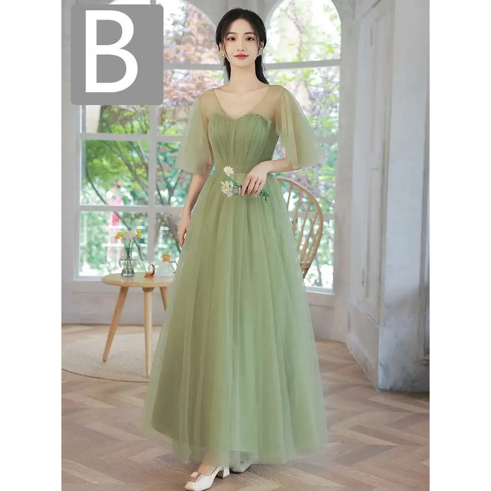 Fruit Green Fashion Personalized Long Tulle Dresses