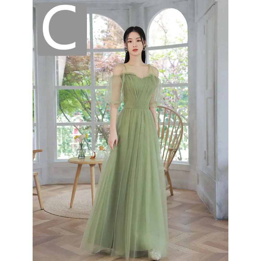 Fruit Green Fashion Personalized Long Tulle Dresses