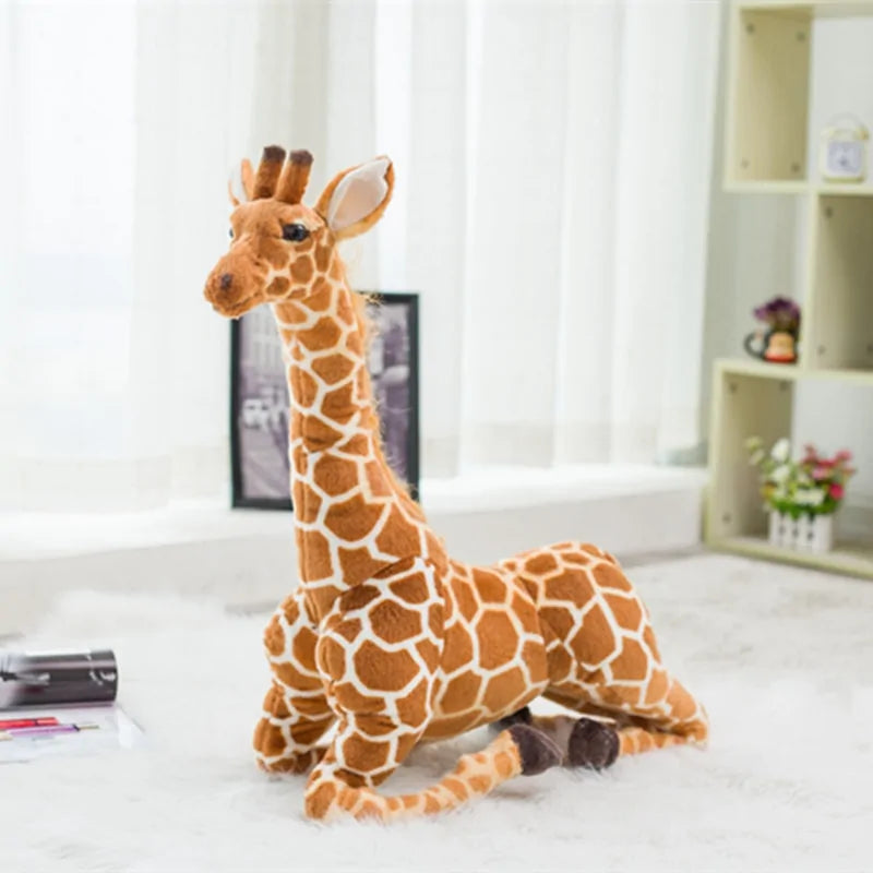 Pontos Realistic Simulation Giraffe Plush Toy
