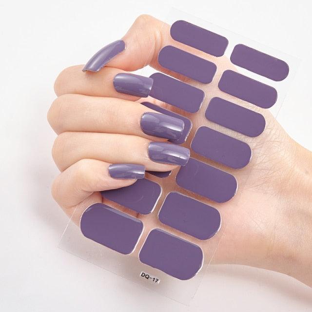 Full Cover Nail Stickers Designer Nail Decals Fashion Five Sorts of Nail Stickers  Nail Sticker set Nail Decoration Nail Strips 3D Nail Art Stickers Decal Slider Template Diy Nail Tool Decorations Nail Art Design Self Adhesive Luxury Designer Nail Sticker