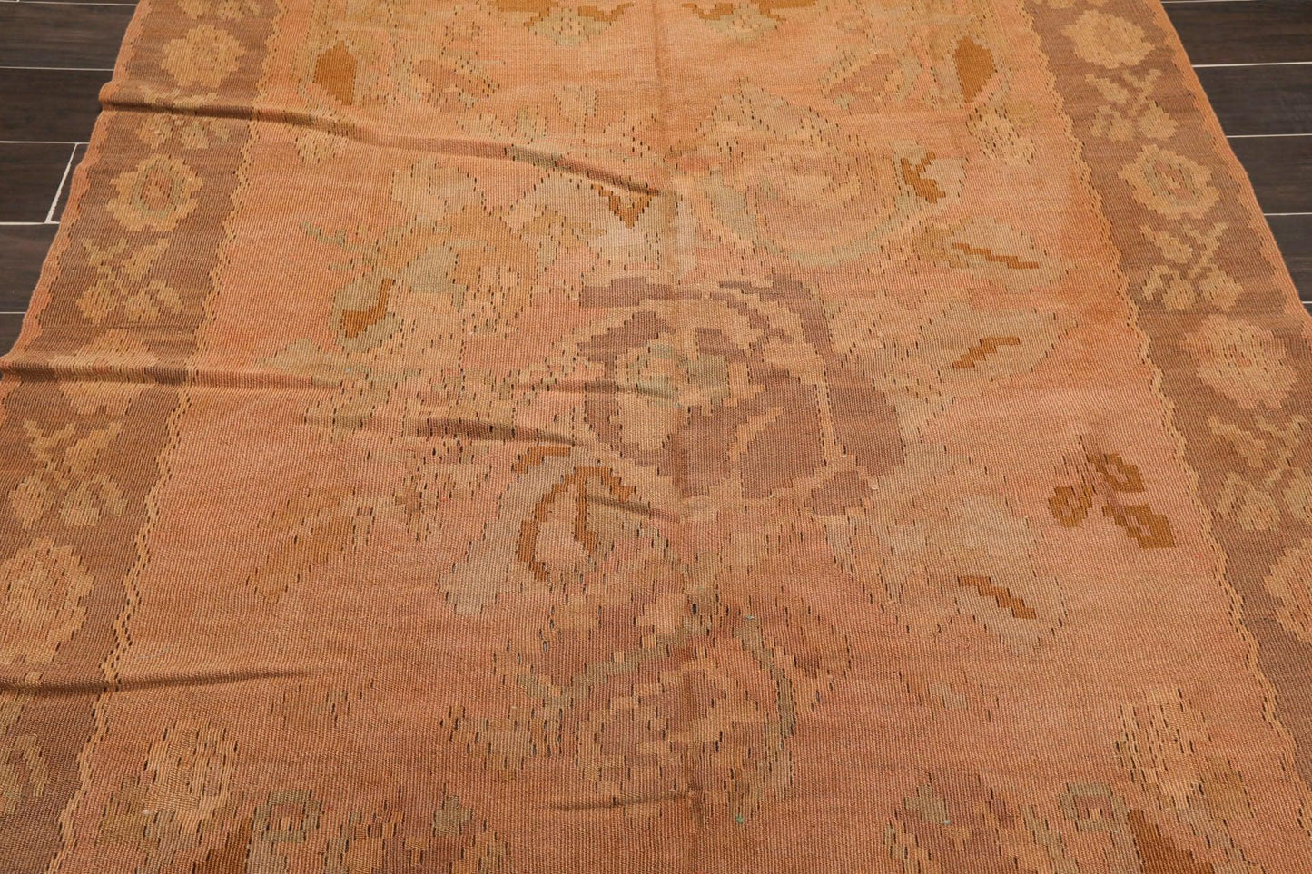 5' x 6'6" Antique Turksih Hand Knotted Wool Oriental Area Rug Traditional Rust-4