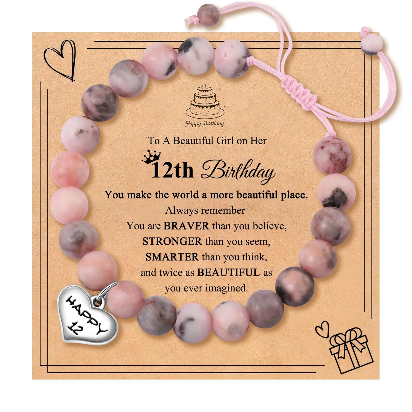 Pink Zebra Jasper Bracelet