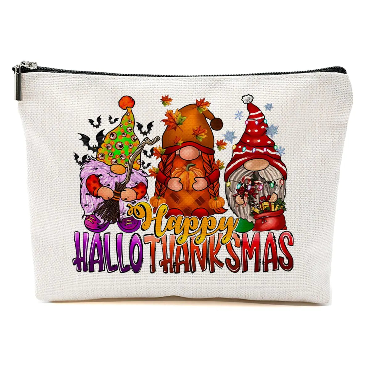 Funny Gnome Makeup Bag