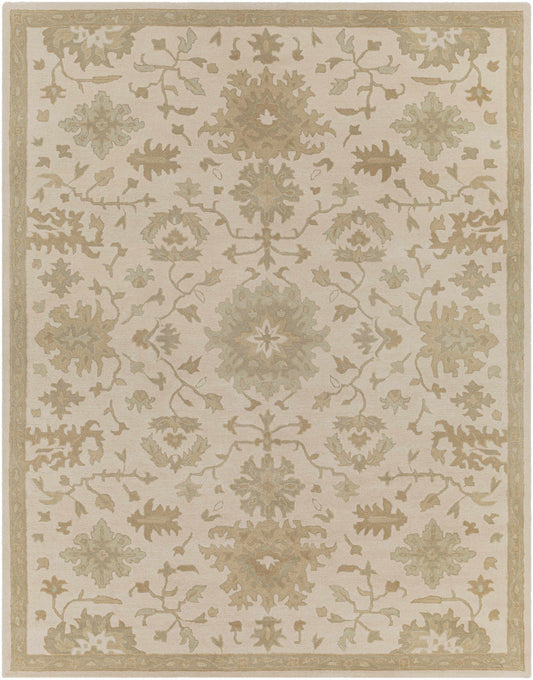 Hazen 1197 Hand Tufted Light Beige Wool Rug-10