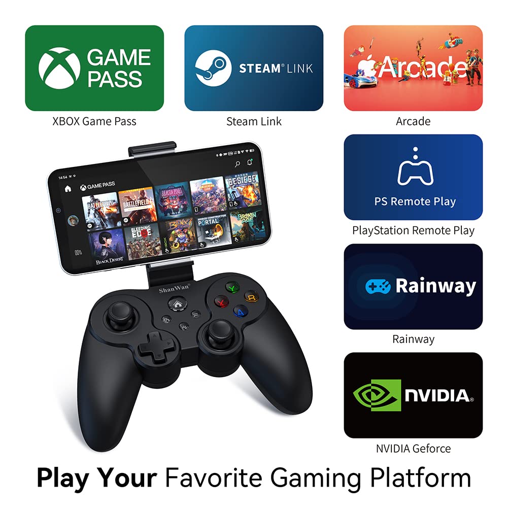 Wireless Mobile Gamepad for iOS/iPhone/Android/Switch/PC