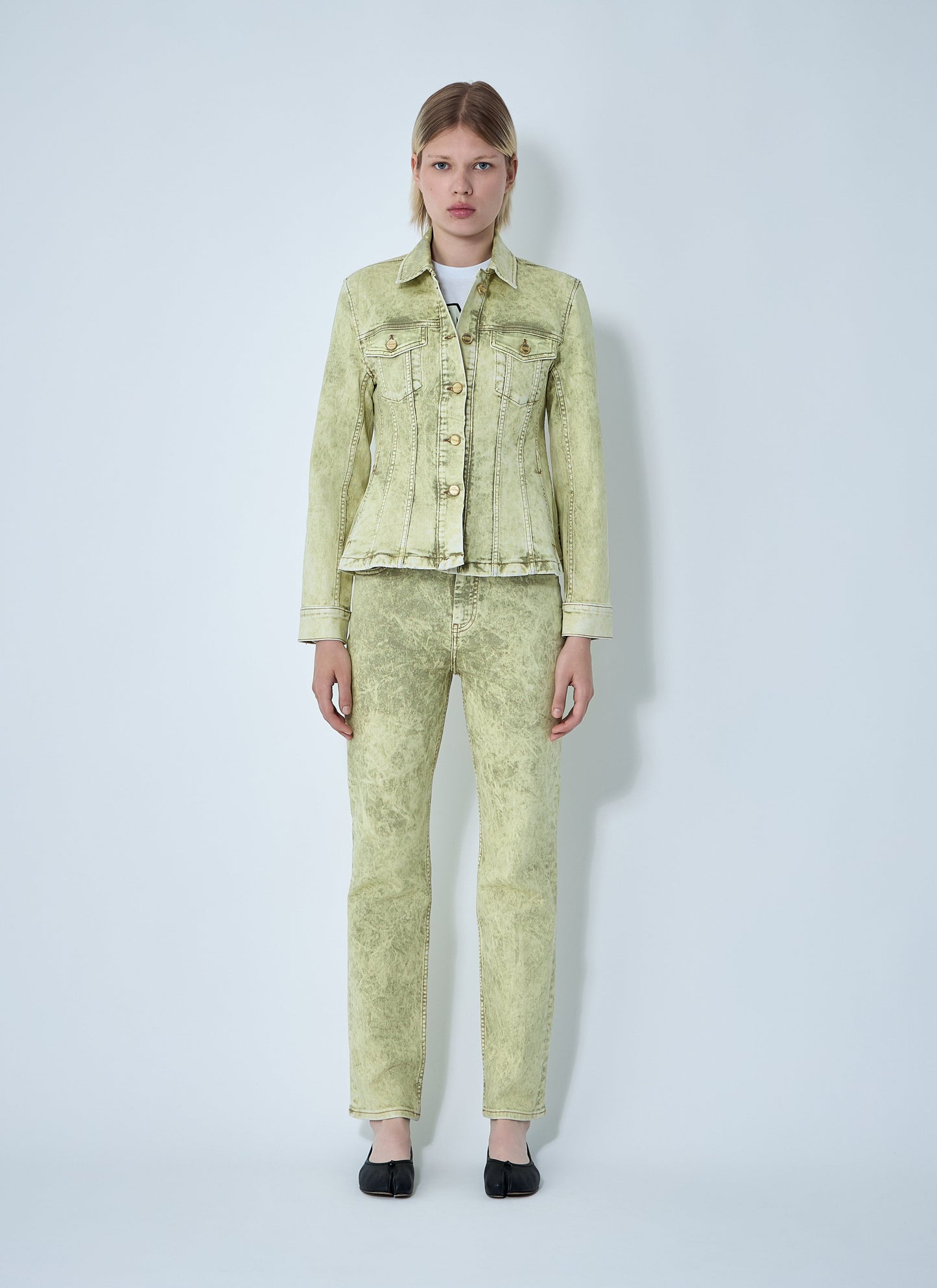 Ganni Women Foil Denim Jacket